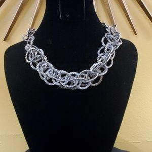NEW LOFT Chunky Silver Chainlink Necklace #566